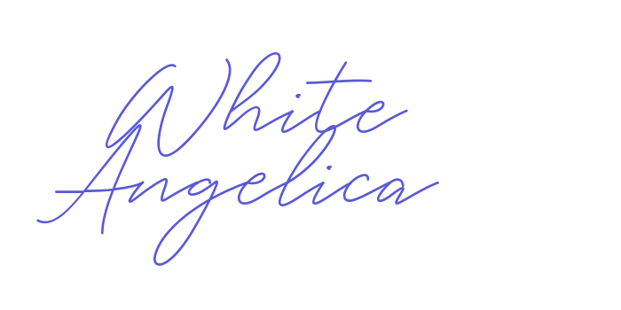 White Angelica Font Download