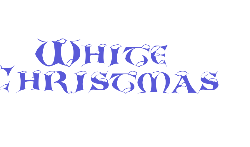 White Christmas Font Download