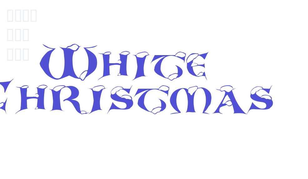 White Christmas-font-download