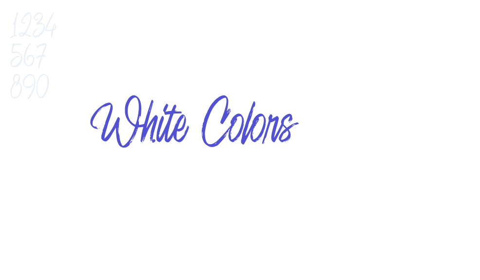 White Colors-font-download