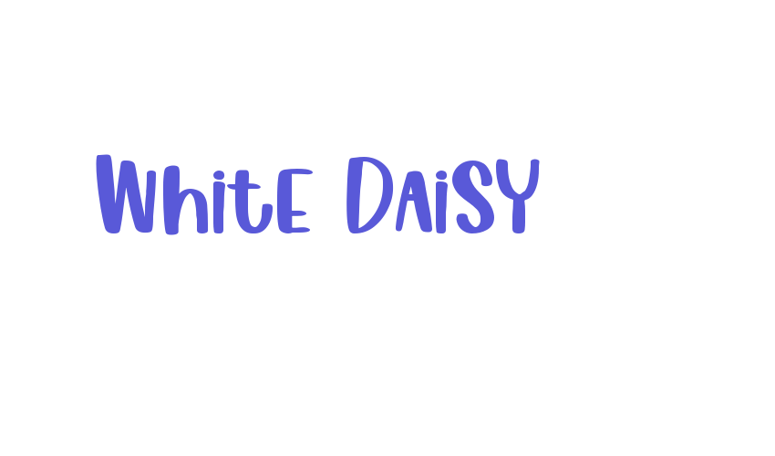 White Daisy Font