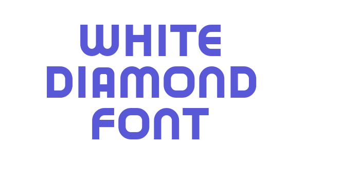 White Diamond Font Font Download