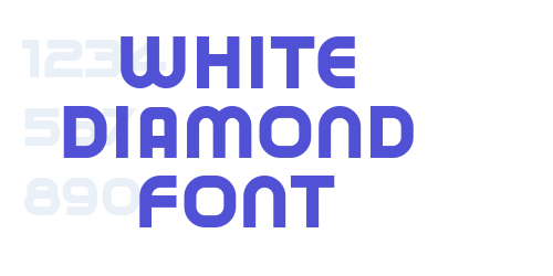 White Diamond Font-font-download