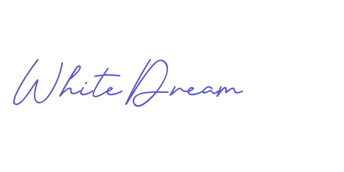 White Dream Font