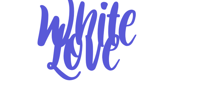 White Love Font Download