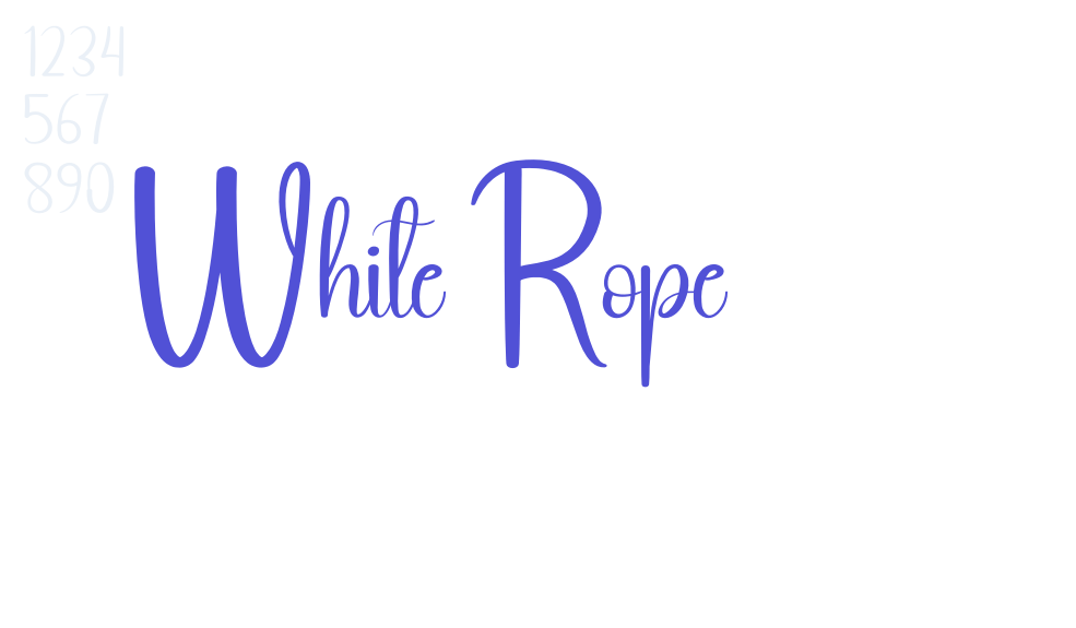 White Rope-font-download