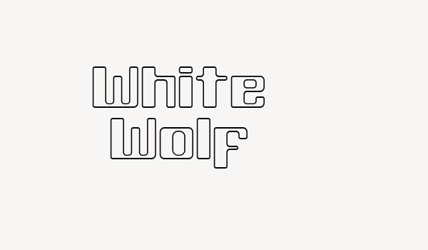 White Wolf Font