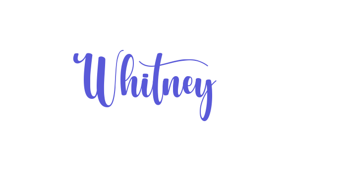 Whitney Font Download