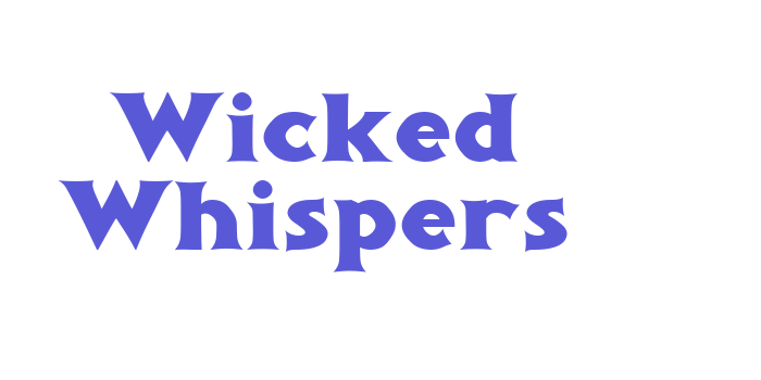 Wicked Whispers Font Download