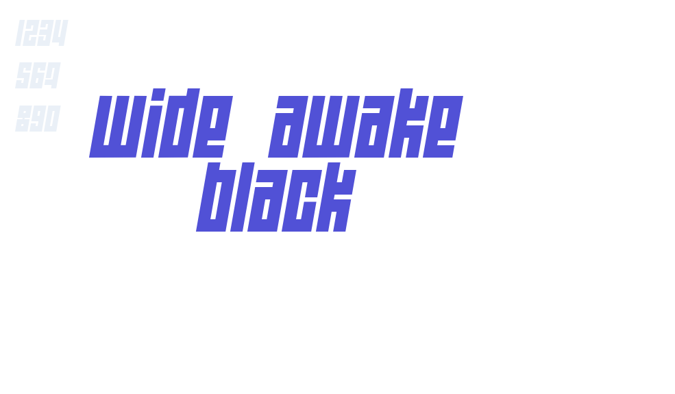 Wide awake Black-font-download