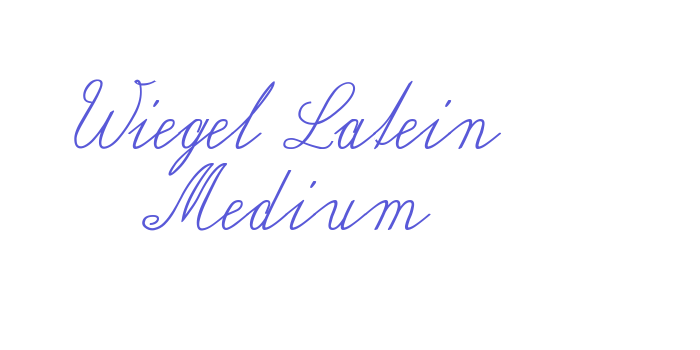 Wiegel Latein Medium Font Download