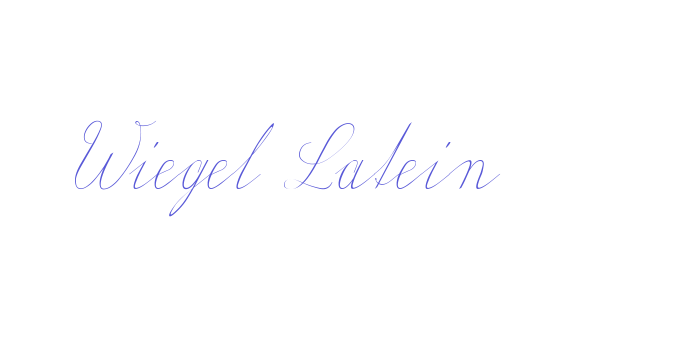 Wiegel Latein Font Download