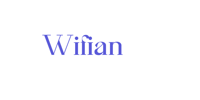 Wifian Font