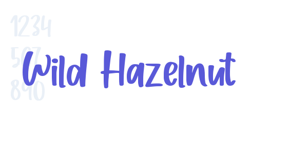 Wild Hazelnut font free