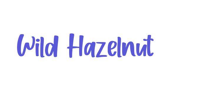 Wild Hazelnut Font Download