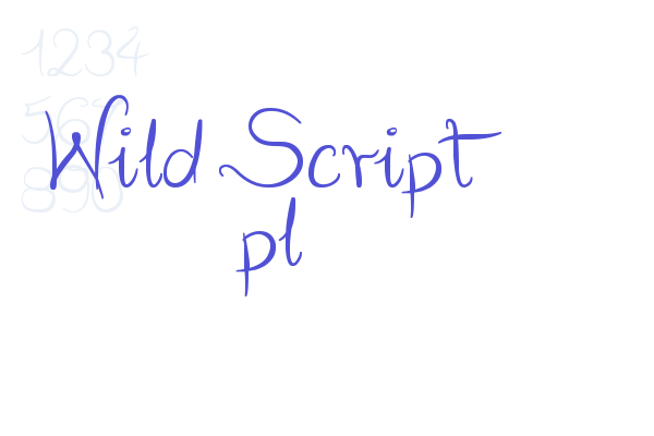 Wild Script pl Font Download