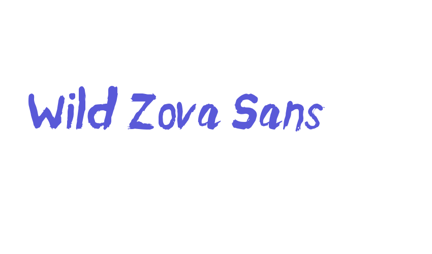 Wild Zova Sans Font