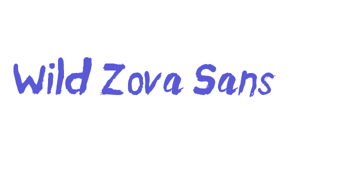 Wild Zova Sans Font Download