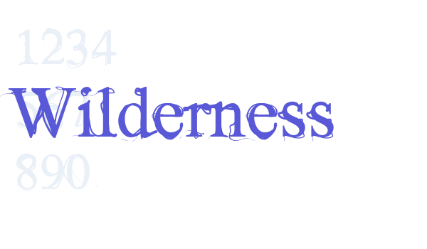 Wilderness Font