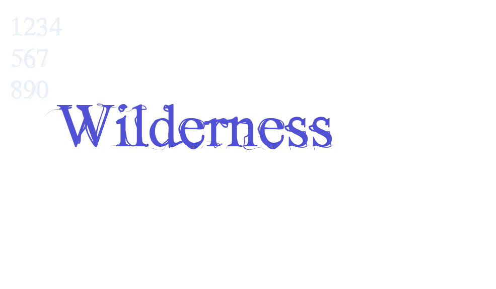 Wilderness-font-download