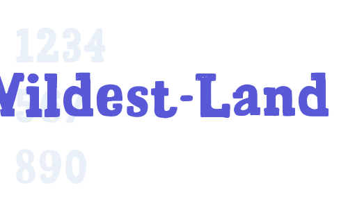 Wildest-Land Font Download