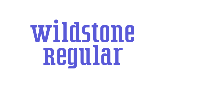 Wildstone Regular Font Download