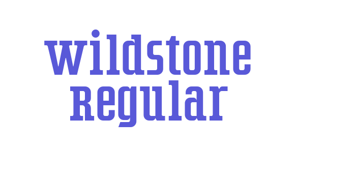 Wildstone Regular Font