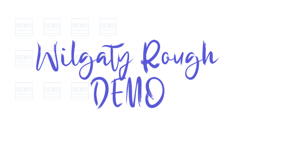 Wilgaty Rough DEMO font free