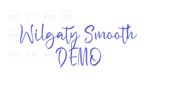 Wilgaty Smooth DEMO font free