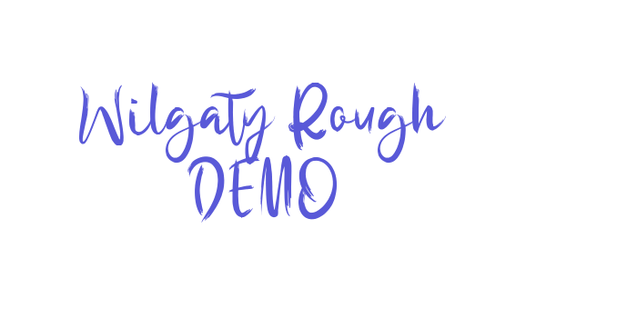 Wilgaty Rough DEMO Font Download