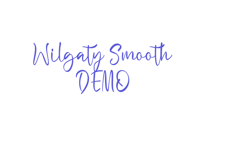 Wilgaty Smooth DEMO Font