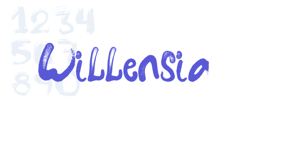 Willensia font free