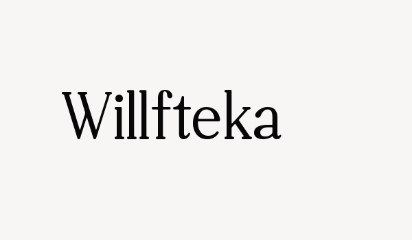 Willfteka Font