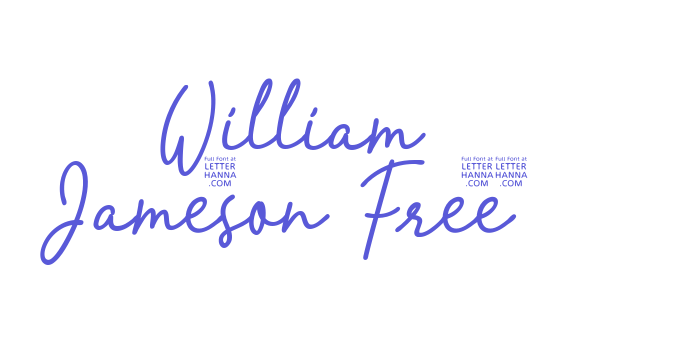 William Jameson Free Font Download