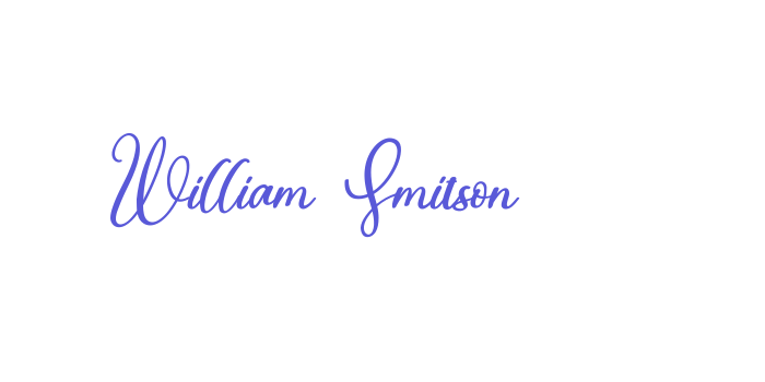 William Smitson Font Download