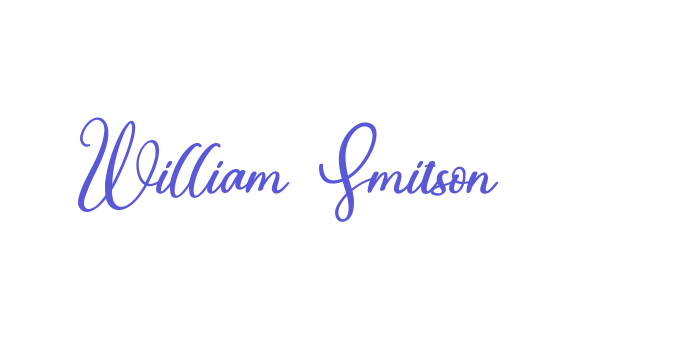 William Smitson Font