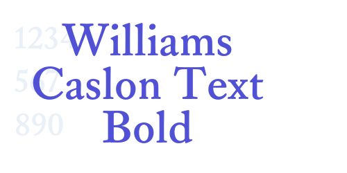 Williams Caslon Text Bold-font-download