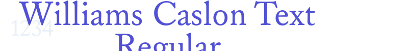 Williams Caslon Text Regular-font