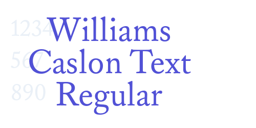 Williams Caslon Text Regular-font-download