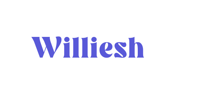 Williesh Font