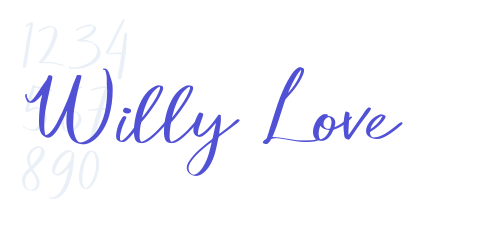 Willy Love-font-download