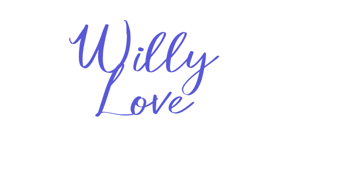 Willy Love Font