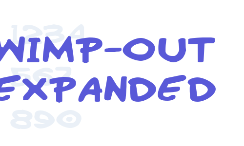 Wimp-Out Expanded Font Download