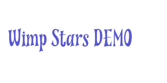 Wimp Stars DEMO Font