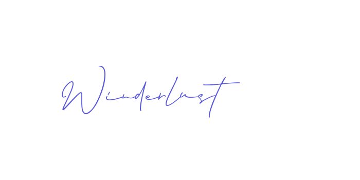 Winderlust Font Download