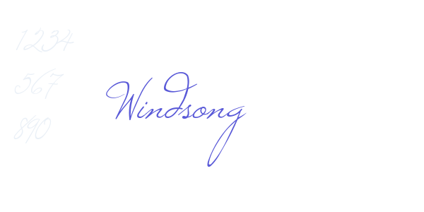 Windsong font free