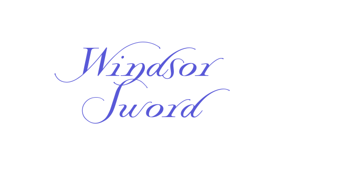 Windsor Sword Font Download