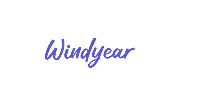 Windyear Font Download