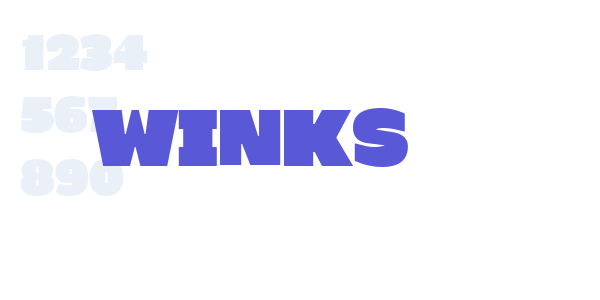 Winks font free