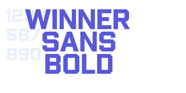 Winner Sans Bold font free